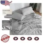 DOZ Organic Viscose Cooling Sheet Set - 3 Piece Cal King, Buttery Soft Dove