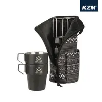 在飛比找PChome24h購物優惠-KAZMI KZM 不鏽鋼雙層馬克杯5入組 啞光黑 K8T3
