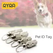 Waterproof Pet Name Tags with Anti-Loss Capsule for ID Tag for Dogs and Cats, Co