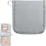 Pill Organiser Travel Case -Small Pill Case with Zipper | Travel Piill Box | Portable Pil Organizer | Multifunctional Traveel Piill Organizer Box for Prescription Cosmetics Small Items Fish Oil