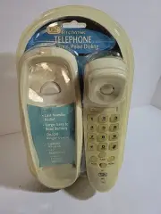 Vintage TOZAJ Electronic Telephone New Unopened Package Large Push Numbers White