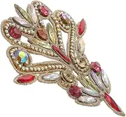 jojofuny DIY Rhinestone Applique Patch Iron Decorative Rhinestone Clothing Patch for Handbag Shoes Crafts and Apparel Flower Design