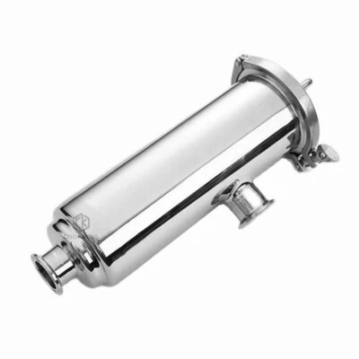 Metal Tri Clamp Pipe Elbow Fit Stainless Steel In-line Filter Strainer Tools