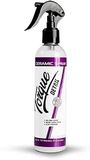 Torque Detail Ceramic Spray - Easy to Apply, Ceramic Coating Spray - Proprietary Silica Formula (Nano SiO2) Seals & Shields Car’s Clear Coat - Hydrophobic Protection & High-Gloss Shine (8 oz)