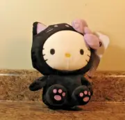 Sanrio Hello Kitty & Friends Black Cat Plush 8" Halloween NWT