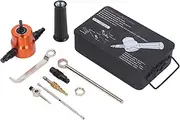 Sheet Metal Cutter, Double Head Nibbler Tool, YT-160AS Electric Drill Attachment for Metal Cutting