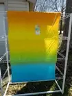 BRAND NEW Sun Squad Large Towel 1 Pack 62 INCHES X 32 INCHES Blue/Yellow/Orange