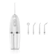 4-in-1 Cordless Oral Irrigator Rechargeable Portable Water Flosser -White