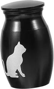 LIGHTAOTAO Miniature Pet Cremation Urn for Dog Cat Ashes Lightweight Ashes Keepsake Container Screw Lid for Memorials Pet Remembrance