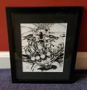 "Creech" Original Artwork: Bryan Silverbax (Framed 12" × 15")