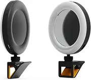MEFESE Mobile Phone Selfie Fill Light Beauty Portable light with Clamp USB Operated 3 Colors Temperature Changing / Dimmable Brightness Adjustable& Illuminating Angle Adjustable for Laptop PC Monitor Video