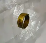 Jade Green Dyed Birch Wood Ring ~ Bentwood Ring ~ Handmade To Order ~ Unisex