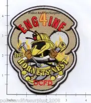 Washington DC - Engine 4 District of Columbia Fire Dept Patch - The Hornets Nest
