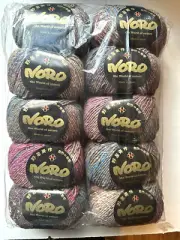 Noro Shinryoku yarn silk wool blend col # 4