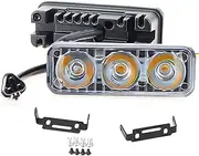 Universal LED Rain and Fog Light Bulbs, LED Car Daytime Running Light for Enhanced Lighting