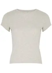 Flore Flore Car Baby Cotton T-shirt - Grey - L L