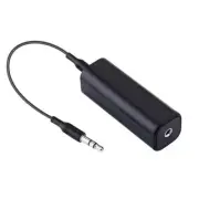 Noise Isolator 3.5mm Ground Loop Noise Isolator Black 1 PCS R3X47681