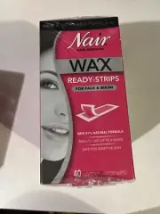 3 Pack Nair Hair Remover Wax Ready-Strips for Face & Bikini-40 Wax StripsPost