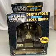 Star Wars Darth Vader AM/FM Clock Radio by MGA - New In Box Battery Op SW-134