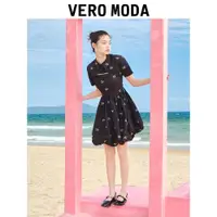 在飛比找ETMall東森購物網優惠-Vero Moda優雅浪漫連衣裙刺繡