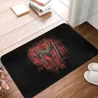 Bathroom Carpet Spider Symbiote Flannel Mat Welcome Doormat Home Decoration Rug
