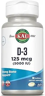 KAL 5000 Iu Ultra D-3 Tablets, 90 Count