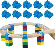 Wooden Train Track Connectors, Train Track Accessories for Kids, Toy Train Track Adapters, Wooden Train Track Set, Train Track Connector Set, Train Track Extensions, Kids Train Track Adapters, Wooden