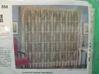 Jaquard Lace Tailored Panel Vintage USA For Kmart Eggshell 40X81" Fantasia 888