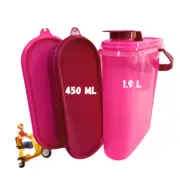 Tupperware Ovalicious Set Beverage Buddy 3in1 set