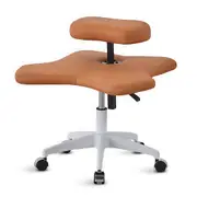 Lauft Criss Cross-Legged Kneeling Chair Office Executive Computer Swivel Chair - Brown
