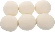 HOODANCOS Reusable Laundry Supplies 6 Pack Wool Drying Balls Gentle Drying Machine Balls to Soften Fabrics and Reduce Static
