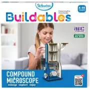 Skillmatics Buildables Compound Microscope - Kids Build This to Learn Refraction