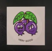 scratch and sniff stickers CTP Blueberry scent