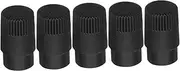 Kisangel 5pcs Volume Knob Cap for Guitar Potentiometer Guitar Accessory Sturdy Black