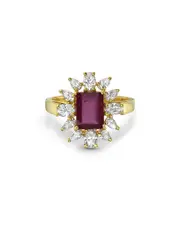 Forever Creations 14K 3.23 ct. tw. Diamond & Ruby Ring