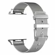 Smart Watch Band for Apple iWatch Series SE 7 6 5 4 3 2 1 Apple Watch Series38 40 41 mm Milan Stainless steel Snap-on strap - Silver
