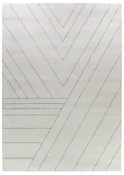 Alina Cream Modern Geometric Rug