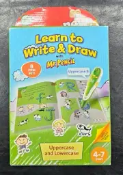 Leapfrog Tag Learn to Write & Draw with Mr Pencil Uppercase Lowercase 8 ITEM SET