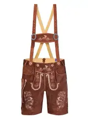 Men Lederhosen - Authentic Oktoberfest Lederhosen - Hazel Brown