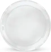 Amscan Plastic Serving Swirl Platter, 40.6 cm Diameter, Clear