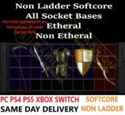 ✅ PC PS4 PS5 XBOX SWITCH✅ NON-LAD All Socket Base Diablo 2 Resurrected Items D2R