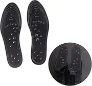 KOMBIUDA Immediate Comfort Improved Circulation Magnetic Massage Insoles Cuttable for Black 1 Pair