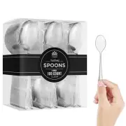 Sponsored Ad - Mini Spoons For Desserts - Bulk Pack Of 100 Mini Clear Dessert...