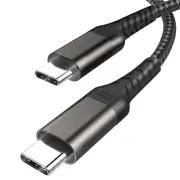 Short USB-C to USB-C Cable 0.5M/50Cm T Tersely 100W Fast Charging Type C PD C...