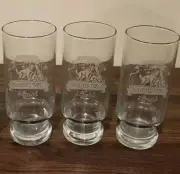 3 Nordik Wolf Light Limited Edition Beer Glasses Sweden