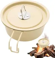 Camping Bowl, Aluminum Alloy Camping Cup, Portable Lightweight Mixing Bowl Coffee Mug for Picnic Travel Hiking Family Activities Backpacking