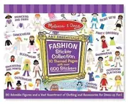 Melissa and Doug - 600 Sticker Collection - 10 Fashion Themes