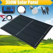 12V 350W Fixed Solar Panel Kit Mono Generator Caravan Camping Charger 350 Watt