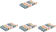 NOLITOY 4pcs Sheet Changing Pad Cover Elastic Wraps Reusable Changing Pad Sheet Safe for Baby's Skin Boys Girls