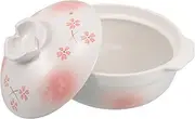 Amosfun Japanese Clay Pot with Lid High-temperature Resistant Terracotta Cookware for Versatile Cooking Essential Casserole for Soups and Rice Household Kitchen Tool